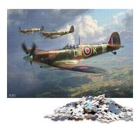 1000 Piece Spitfire Trio Soars High Jigsaw Puzzles for Adult Puzzle Jigsaws for Adults Age 14+ 1000pcs (75x50cm)