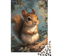 1000 Piece Squirrel Jigsaw Puzzlesfor Adults Wooden Puzzle Jigsaws for Adults For Family Fun & Game Night 1000pcs (38x26cm)