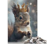 1000 Piece Squirrel King Jigsaw Puzzle for Adult Teenagers Puzzle Jigsaws for Adults Puzzles for Adults 1000pcs (75x50cm)