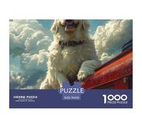 1000 Piece St. Bernard Jigsaw Puzzle Challenge High Difficulty for Adults Home Decorations Educational Games Age 12+ for Adults 70x50cm/1000pcs
