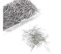 1000 Piece Stainless Steel Sewing Pins - Fine Satin Head Pins for Dressmaking, Jewelry & Craft Projects