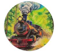 1000 Piece Steam Train Jigsaw Puzzles Great Gift for Adults Challenging Games Home Decors Dream Journey Jigsaw Puzzle for Adults And Kids Age 12 And Up 1000pcs (67.5x67.5cm)