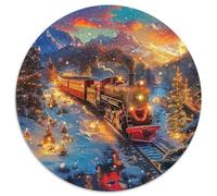 1000 Piece Steam Train Jigsaw Puzzles Great Gift for Adults Challenging Games Home Decors Dream Journey Jigsaw Puzzle for Adults And Kids Age 12 And Up 1000pcs (67.5x67.5cm)