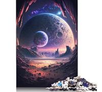 1000 Piece Stellar Space Landscape Jigsaws for Adults Puzzle for Adults Educational Game for Adult Teenagers 1000pcs (75x50cm)