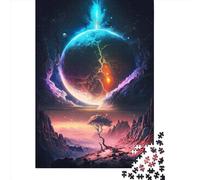 1000 Piece Stellar Sunset Galaxy Jigsaw Puzzles for Adults Puzzles for Adults Puzzles Unique Home Decor And Gifts 1000pcs (38x26cm)