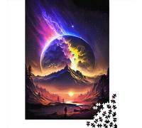 1000 Piece Stellar Voyage Jigsaw Puzzles for Adult Teenagers Wooden Puzzles For Family Fun & Game Night 1000pcs (75x50cm)
