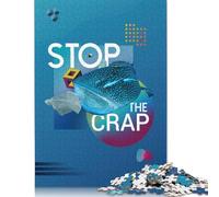 1000 Piece Stop The Crap Puzzles for Adults Wooden Puzzles Educational Games For Kids 1000pcs (75x50cm)