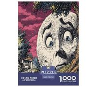 1000 Piece Strange Moon Jigsaw Puzzles for Adults Gifts Challenging Games Home Decors Funky Planet Jigsaw Puzzle for Adults And Kids Age 12 And Up 70x50cm/1000pcs