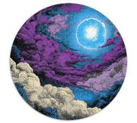 1000 Piece Strange Moon Sky Game Puzzle Great Gift for Adults Challenging Games Home Decoration Funky Planet Jigsaw Puzzle for Women Men Adult 1000pcs (67.5x67.5cm)