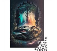 1000 Piece Supercar Jigsaw Puzzles for Adult Teenagers Home Educational Games DIY Toys 1000pcs (38x26cm)