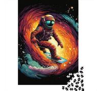 1000 Piece Surfing Astronauts Jigsaw Puzzles for Adults Puzzles Learning Educational Toys 1000pcs (38x26cm)