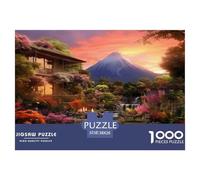 1000 Piece Sweet Landscape Game Puzzle for Adults Gifts EduCational Games Home Decors Brainteasing Idyllic Landscape Jigsaw Puzzle for Women Men Adult 38x26cm/1000pcs