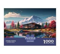 1000 Piece Sweet Landscape Game Puzzle for Adults Gifts Fun Challenging Home Decors Idyllic Landscape Jigsaw Puzzle for Adults And Kids Age 12 And Up 70x50cm/1000pcs