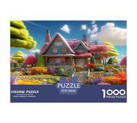 1000 Piece Sweet Landscape Jigsaw Puzzles Great Gift for Adults Fun Challenging Home DecoRation Brainteasing Idyllic Landscape Jigsaw Puzzle for Adults 38x26cm/1000pcs