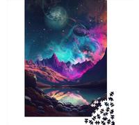 1000 Piece Swirling_Twilight Square Puzzle for Adults Paper Puzzles Educational Puzzle Family Game 38x26cm/1000pcs