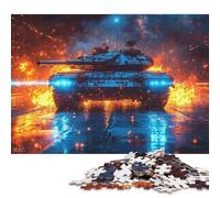 1000 Piece Tank Panzer in World War Puzzles for Adults Paper Puzzles Educational Game for Children As A 38x26cm/1000pcs