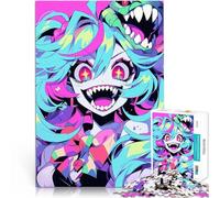 1000 Piece teenager Puzzles Anime Monster Girl Anspruchsvoll, aber lustig und humorvoll Für Paare geeignet52x38cm