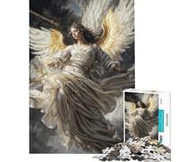 1000 Piece Teenager Puzzles Archangel Gabriel Jigsaw Puzzle 1000 DIY Toys Precision Cutting Deal As Gifts for The Whole Family (38x52cm)