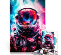 1000 Piece teenager Puzzles Astronaut Space Nebula Challenging Game and Family Play Fun at Home Activities, Birthday Present,Travel Gifts, 26x38cm