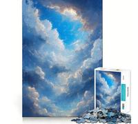 1000 Piece Teenager Puzzles Azure Awakening Smooth Joint Fun Mind Training Fun Casual Game Time Xmas Art Display (38x26cm)