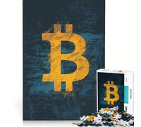 1000 Piece Teenager Puzzles Bitcoin Symbol, Educational Games, Train Your Brain And Hands, Artists Collection, Fine Art 38x52cm