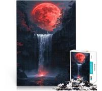 1000 Piece teenager Puzzles Blood Moon Red Anspruchsvoll, aber lustig und humorvoll Die Liebe zwischen Paaren stärken52x38cm