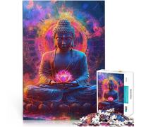 1000 Piece teenager Puzzles Buddha Meditation Pädagogisches Spielzeug zum Stressabbau Geschenke für Freunde und Familie75x50cm
