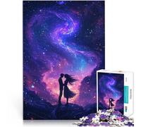 1000 Piece teenager Puzzles Couple In Love Under Starry Sky Schwierig Schwer Geburtstagsgeschenk, Geschenke, Wandkunst75x50cm