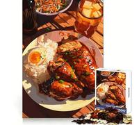 1000 Piece Teenager Puzzles Delicious Asian Food Still Life Exact Cut Art Thinking Game Play Leisure Play Fun Xmas Art Display (38x26cm)