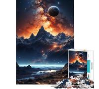 1000 Piece Teenager Puzzles Distant Vistas Fun at Home Activities, Pattern Assembly Relax Games for And from 14 Years And over (38X26CM)