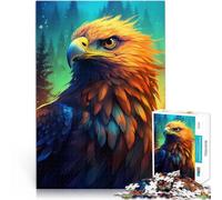 1000 Piece teenager Puzzles Eagle in the forest Brain Teaser 26x38cm for is ideal as a gift for the whole family for and 14 Years old