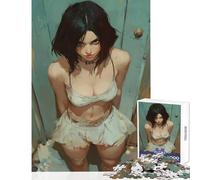 1000 Piece Teenager Puzzles Edge of Innocence Educational Toy Great Gift for Games Brain Teaser Game with Fully Interlocking Randomly Shaped Pieces Size 38x52cm