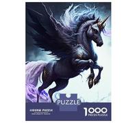 1000 Piece Teenager Puzzles Evil Unicorn Magic Adult Jigsaw Puzzle Fun Games Wall Decoration Unique Gifts for Birthday And Christmas 70x50cm/1000pcs