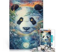 1000 Piece teenager Puzzles Fantasy colorful panda Games Toys Gift 26x38cm Birthday Present, Gifts, Wall Art for and Age 14 Years Up