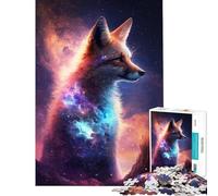 1000 Piece Teenager Puzzles Galaxy Fox Fun at Home Activities, Pattern Assembly Relax Games for And from 14 Years And over (50X75CM)