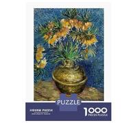 1000 Piece Teenager Puzzles Imperial Fritillaries by Vincent Van Gogh Jigsaw Brain Teaser Game But Fun And Humorous Unique Gifts for Birthday And Christmas 70x50cm/1000pcs
