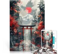 1000 Piece teenager Puzzles Japanese Torii Gate Lernspielzeug für die ganze Familie Die Liebe zwischen Paaren stärken38x26cm