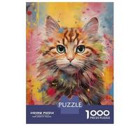 1000 Piece Teenager Puzzles Kitty No5 Jigsaw for Adults Anti-Stress Toys Difficult Challenge Birthday And Unique Gifts 52x38cm/1000pcs