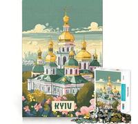 1000 Piece Teenager Puzzles Kyiv Smooth Cut Play Brain Exercise Toy Restful Play Time Birthday Activity (38x52cm)
