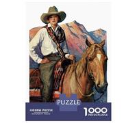 1000 Piece Teenager Puzzles Lasy on The Horse Jigsaw Brain Teaser Game But Fun And Humorous Unique Gifts for Birthday And Christmas 52x38cm/1000pcs