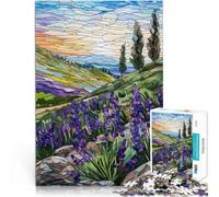 1000 Piece teenager Puzzles Lavender Fields at Dawn Lernspiel-Herausforderungsspielzeug Ein Kunstwerk75x50cm