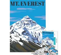 1000 Piece Teenager Puzzles Mount Everest Difficult And Challenge For Family Fun Fun Games for 14+ Puzzle Game Offered (50x75cm)