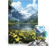 1000 Piece teenager Puzzles Mountain Valley Landscape Lernspiele Heimdekoration Verbessern Sie das Gedächtnis75x50cm