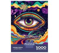 1000 Piece Teenager Puzzles Psychedelic Road Trip Poster Jigsaws for Adults DIY Toys Perfect Decoration Unique Gifts for Birthday And Christmas 70x50cm/1000pcs