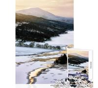 1000 Piece Teenager Puzzles Queens View Pitlochry Adult Jigsaw Puzzles Precision Cutting Train Your Brain And Hands Birthday Present, Gifts, (38x26cm)