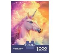 1000 Piece Teenager Puzzles Rainbow Unicorn(2) Jigsaw for Adults Anti-Stress Toys Difficult Challenge Birthday And Unique Gifts 52x38cm/1000pcs
