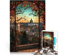 1000 Piece teenager Puzzles Romes Twilight View Spielspielzeug als Familiengeschenk Einzigartige Wohndekoration und Geschenke75x50cm