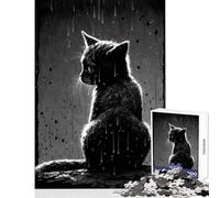 1000 Piece Teenager Puzzles Sad Cat Adult Jigsaw Puzzles Stress Reliever Parent-child Interaction Beautiful Design Game (38x52cm)