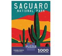 1000 Piece Teenager Puzzles Saguaro National Park Jigsaw Brain Teaser Game But Fun And Humorous Unique Gifts for Birthday And Christmas 52x38cm/1000pcs
