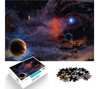 1000 Piece teenager Puzzles Space artwork Decompressing Intellectual Educational Toy 26x38cm Secret Santa Gifts for and Age 14